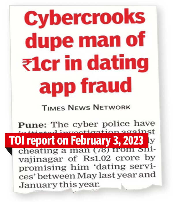 Woman lures realtor on dating app, robs him of ₹1L