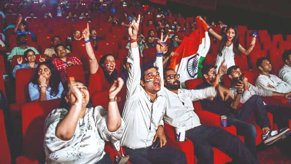 Cricket matches in cinemas are a hit