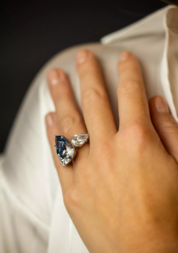 Bleu Royal: Vivid blue diamond could fetch over $50 million at Christie's  auction