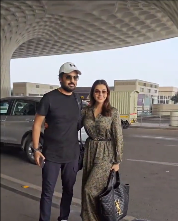 kajal and husband