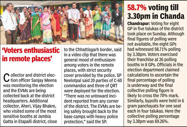 Nagpur Polls Gram Panchayat Polls Nagpur Records 65 Voting Till