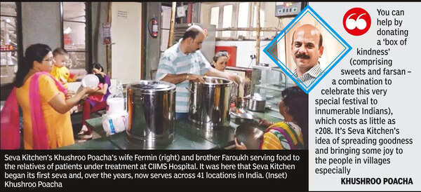 Seva Kitchen dishes out Diwali de-light for have-nots, villagers