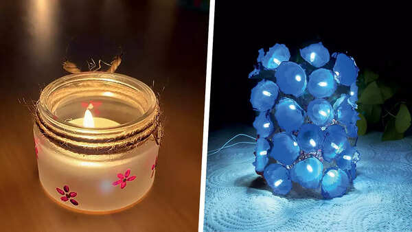 DIY lamps and lanterns can be a sustainable decor choice