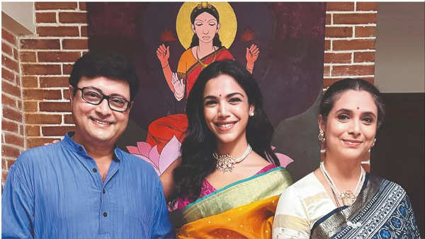 Sachin, Shriya and Supriya Pilgaonkar