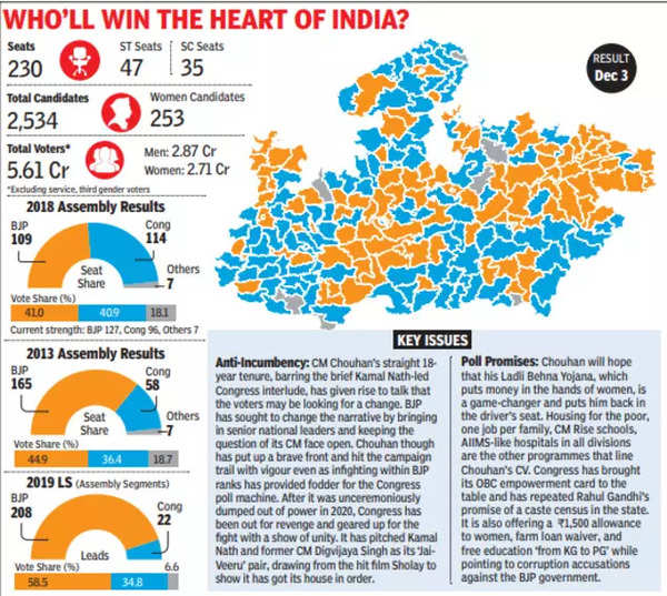 Madhya Pradesh votes today to decide its future Bhopal News Times