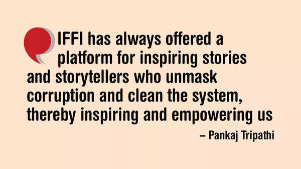 Pankaj Tripathi on how IFFI is a platform for inspiring stories and storytellers