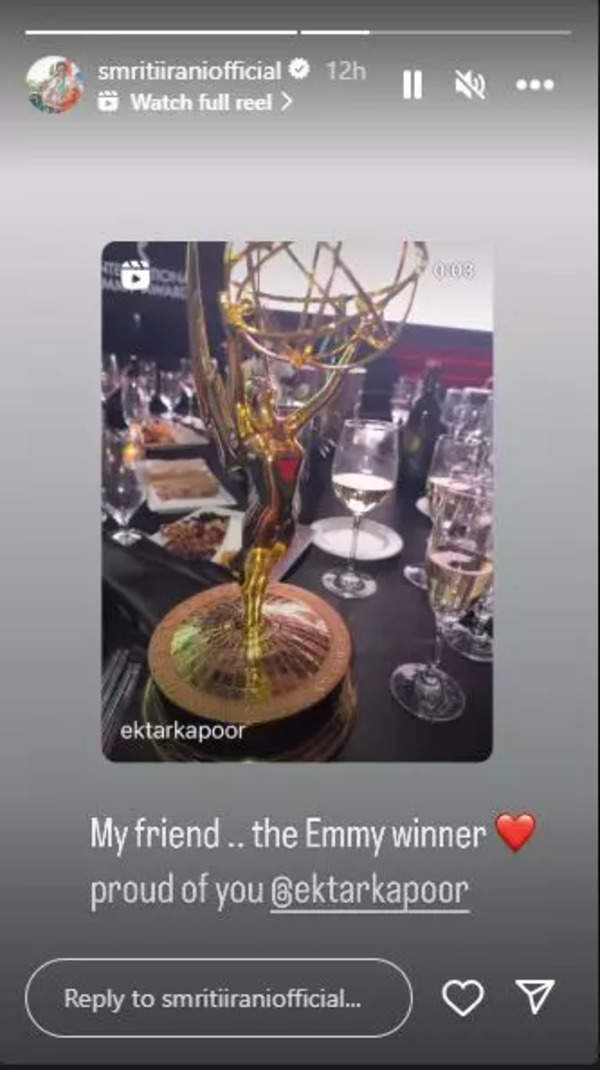 Ektaa Kapoor receives Directorate Award at Worldwide Emmys ceremony: Kangana Ranaut, Taapsee Pannu, Karan Johar and others congratulate the producer