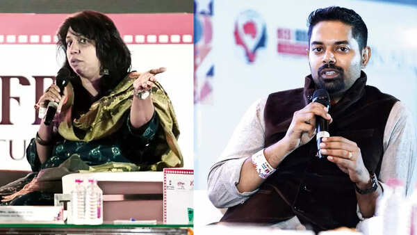 (L) Jyoti Kapur Das (R) Arijit Lahiri