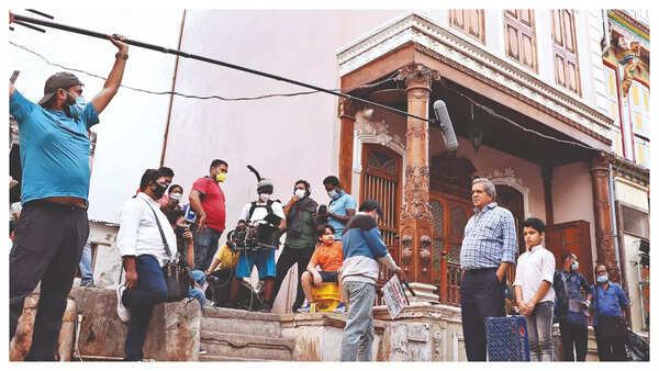 Scene shot in pols of Ahmedabad