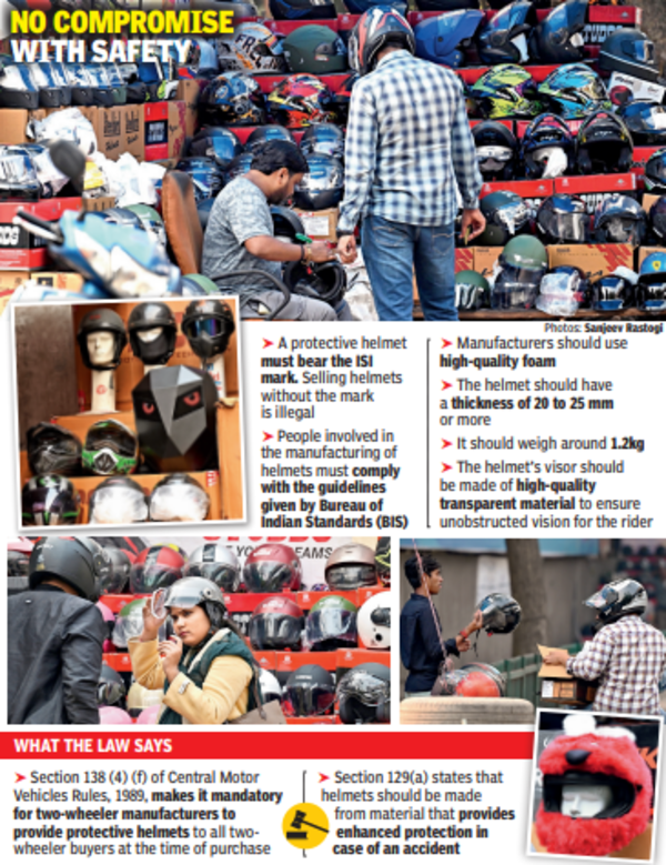 Price You Put On Your Head: Helmets That Prevent Fines, But Not Accidents