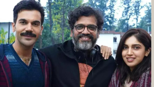 Rajkummar Rao, Harshadvardhan Kulkarni and Bhumi Pednekar