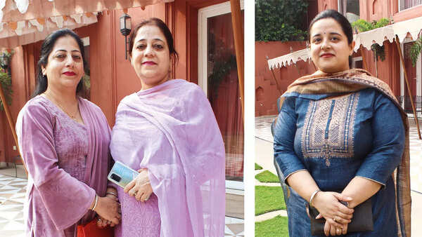 (L) Puneet and Jaspreet (R) Amanpreet Kapoor