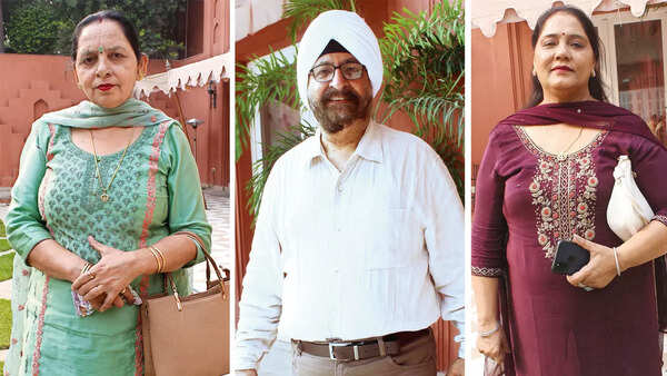 (L) Rita (C) Soni Chawala (R) Varinder Kaur