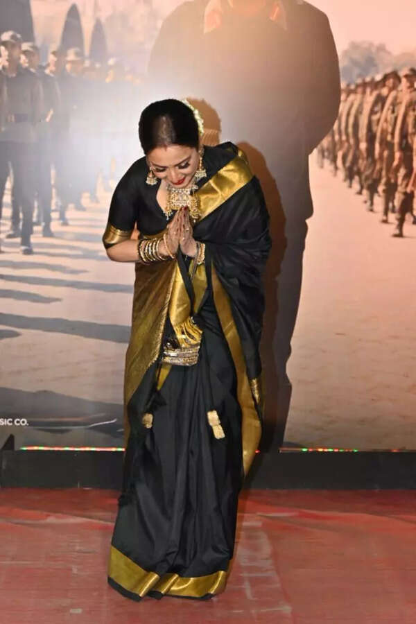 picture credit: Yogen Shah rekha at Sam Bahadur screening