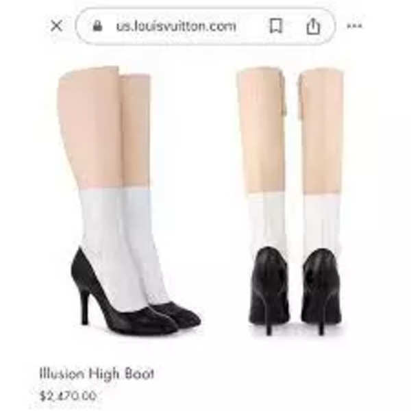 Louis Vuitton high boot black sneakers
