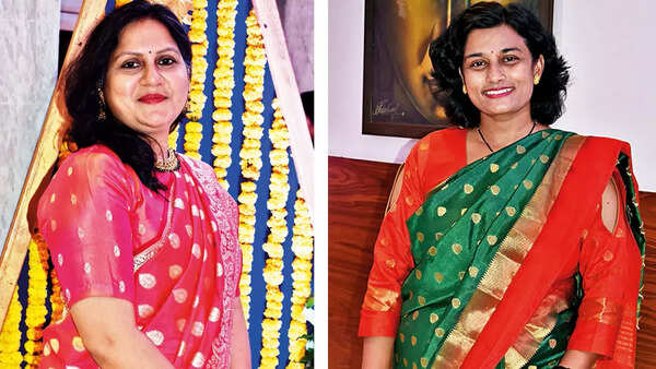 (L) Divya (R) Shipra
