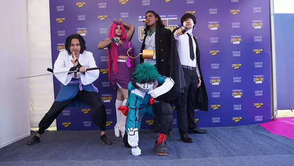 Cosplayers at their comic best