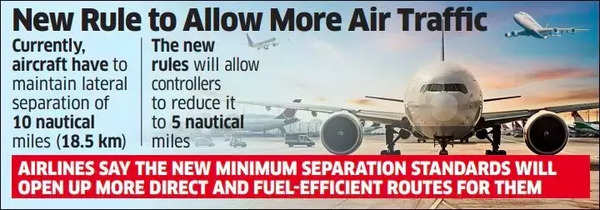 New rule for more air traffic
