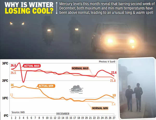 Thick Fog Blankets Morning Sun: Weather Update | Lucknow News – Times of India