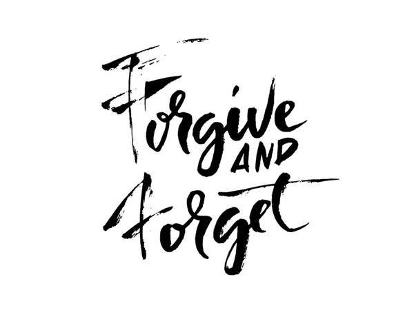 Why forgiving and forgetting is important