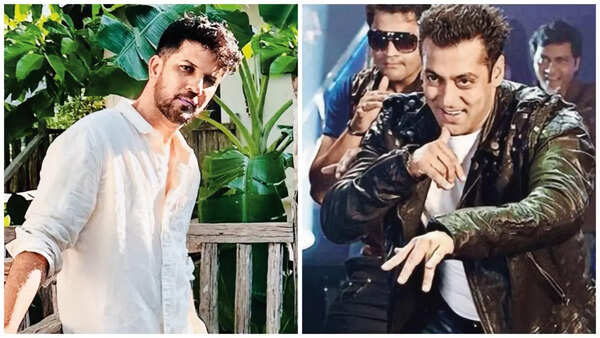 Mudassar Khan and a still from ‘Character Dheela’ from ‘Ready’ choreographed by Mudassar and Raju Khan