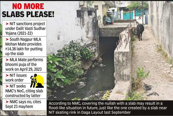 NIT Wants Slab On Nullah, NMC Reminds It Of Sept 23 Mayhem