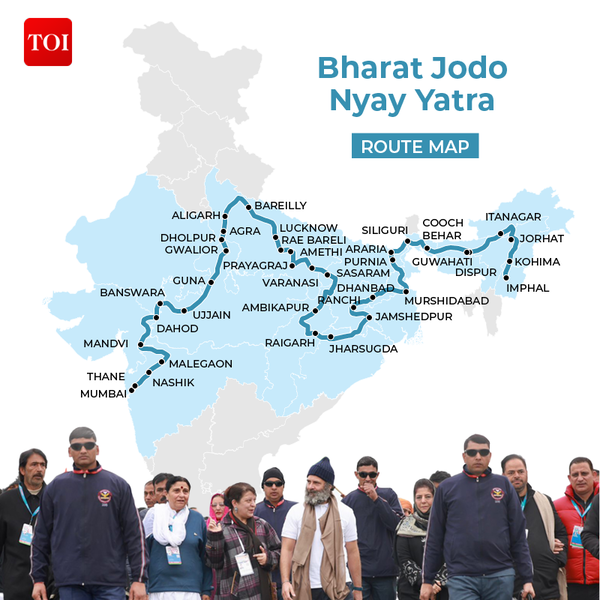 Infographic: Rahul Gandhi News Today: Rahul Gandhi's Bharat Jodo Nyay ...