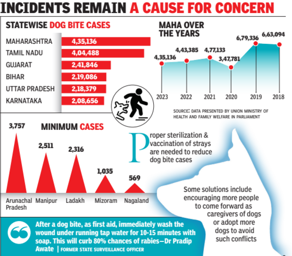 Dog Bites Maha Reports Highest Dog Bites In India In 23 Over 11