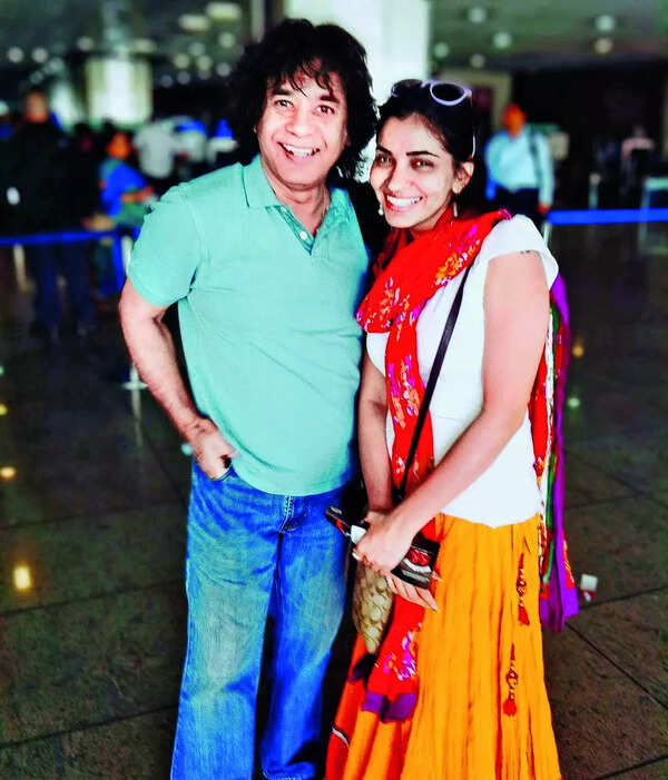 Shruti Pathak with Zakir Hussain