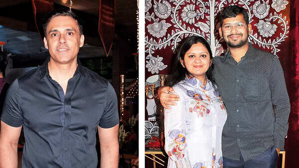 (L) Harsh Madhok (R) Harshita and Keshav
