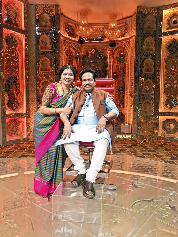 Nagini with her husband Nagabharana