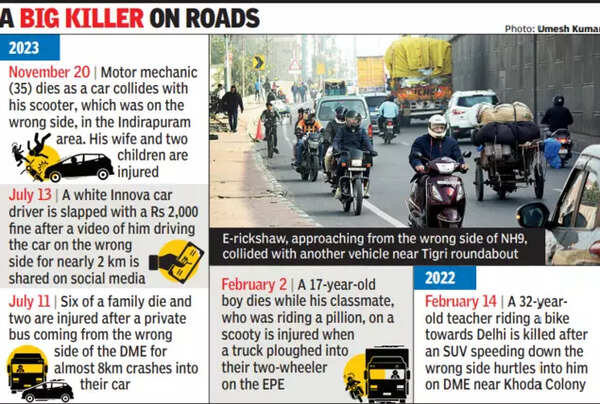 E-rick on wrong side of NH9 collides head-on with vehicle, woman dies ...