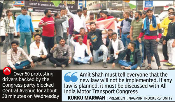 Drivers’ Stir: Construction Material Supply Hit | Nagpur News – Times of India