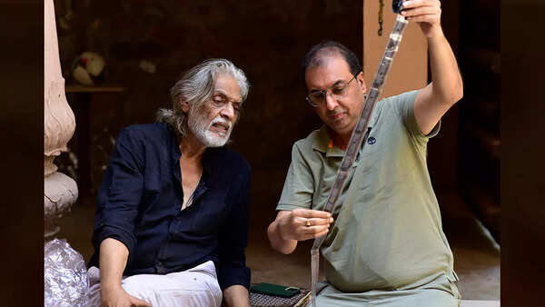 Muzaffar Ali with Shivendra Singh Dungarpur