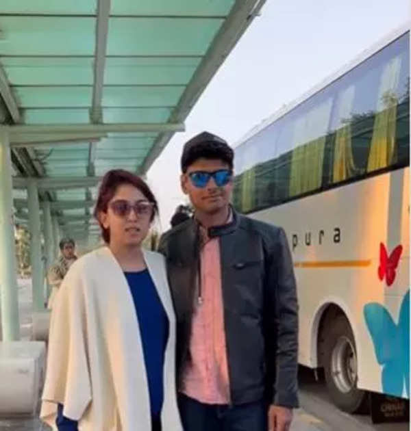 Ira Khan and Nupur Shikhare make FIRST public appearance after dreamy white wedding in Udaipur – See photos | Hindi Movie News – Times of India