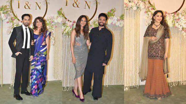 Salman Khan spotted with new look, Katrina Kaif gets into a cute banter with paps, fans say she’s twinning with Ranbir Kapoor at Ira Khan-Nupur Shikhare’s reception – WATCH | Hindi Movie News