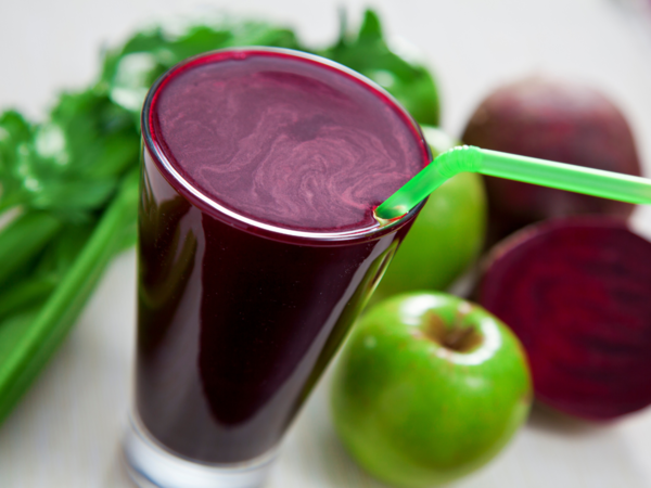 Celery and beetroot