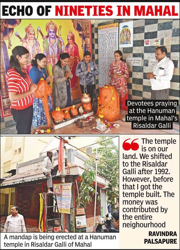 Risaldar Galli’s Hanuman Idol Inspires ‘Kar Sevaks’ in Nagpur | Nagpur News – Times of India