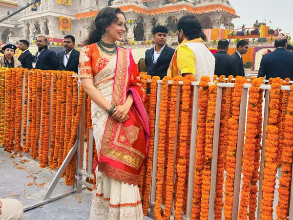 Ram Temple Inauguration: Kangana Ranaut Wears Divine Lord Krishna ...