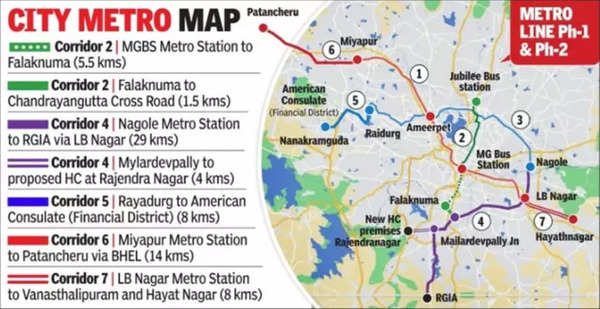 Expansion Of Hyderabad Metro Phase II With New Routes To Airport   107073472 