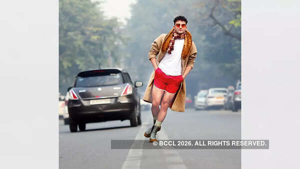 Dilli ki sardi featuring Sahil Salathia and his shorts