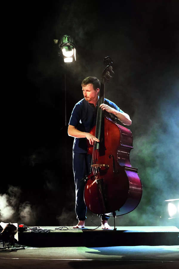 Tom Farmer on cello