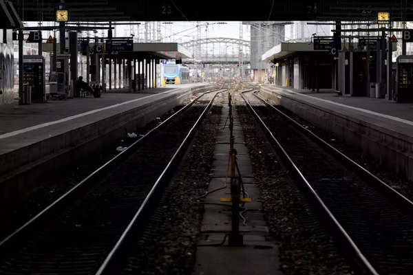 Eisenbahnstreik in Deutschland (1).