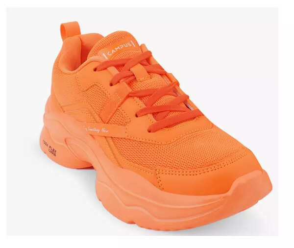 Neon orange hot sale sneakers womens