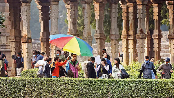 Ranveer Singh and Alia Bhatt-starrer Rocky Aur Rani Kii Prem Kahaani was also shot in the city. Filmmaker Karan Johar at Qutub Minar
