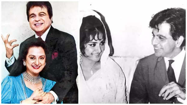 Dilip Kumar and Saira Banu