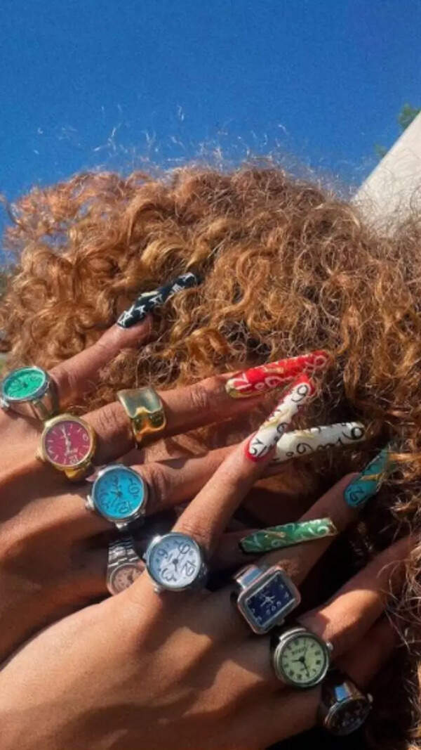 Wear watches as rings this summer