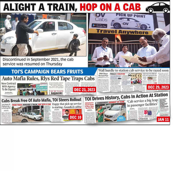 Nagpur Rly Stn Nightmare Over, TOI Steers Cosy Cab Ride Home