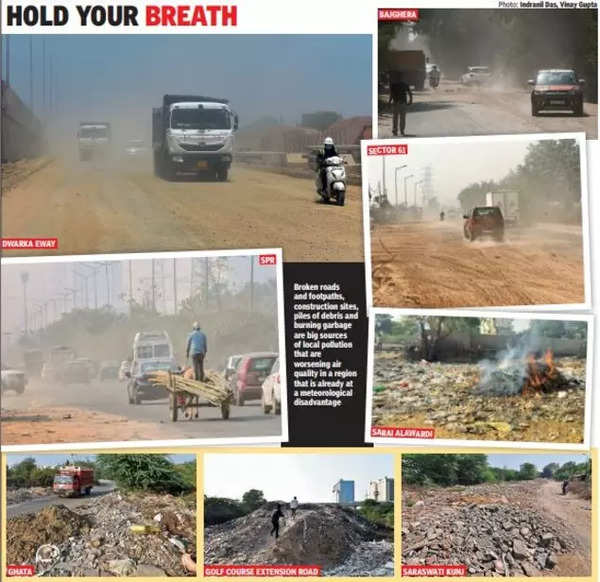 Delhi's battle with rising air pollution | Gurgaon News - Times of India