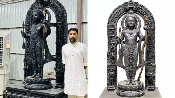 Ayodhya Ram Mandir Sculptor Arun Yogiraj Shares Never Seen Picture Of Ram Lalla Idol Times 3550